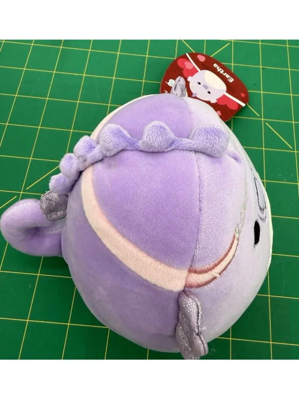 2023 Squishmallow Eartha Seahorse Lavender Squishdate NWT 5”
